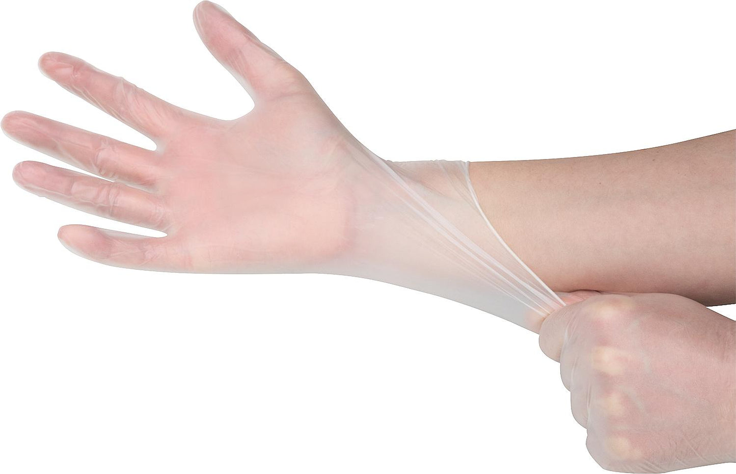 Gants en vinyle sans poudre « IDEAL » blancs, taille XL / paquet de 100.