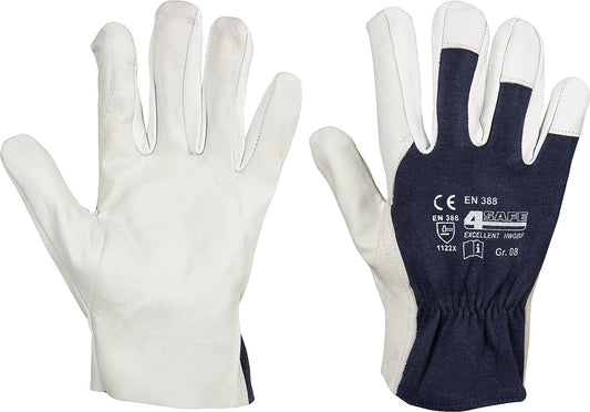 Nappa leather work gloves, size XXL