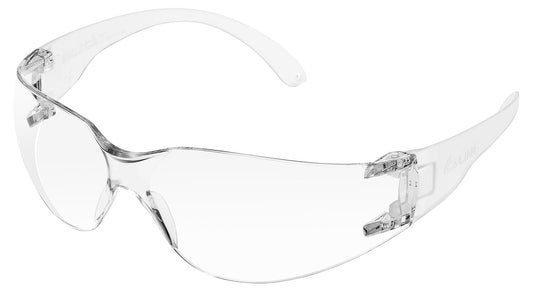 Safety glasses BL30, clear PC frame and clear PC lens PSSBL30-014. Various colors available: