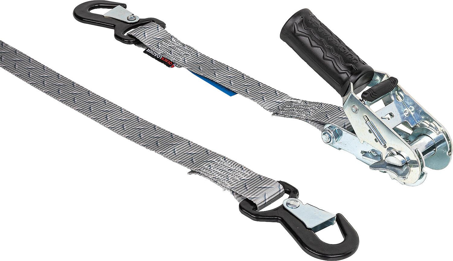 Ratchet lashing strap, two-piece Rebel 400kg, 4m Orange VPE = piece
