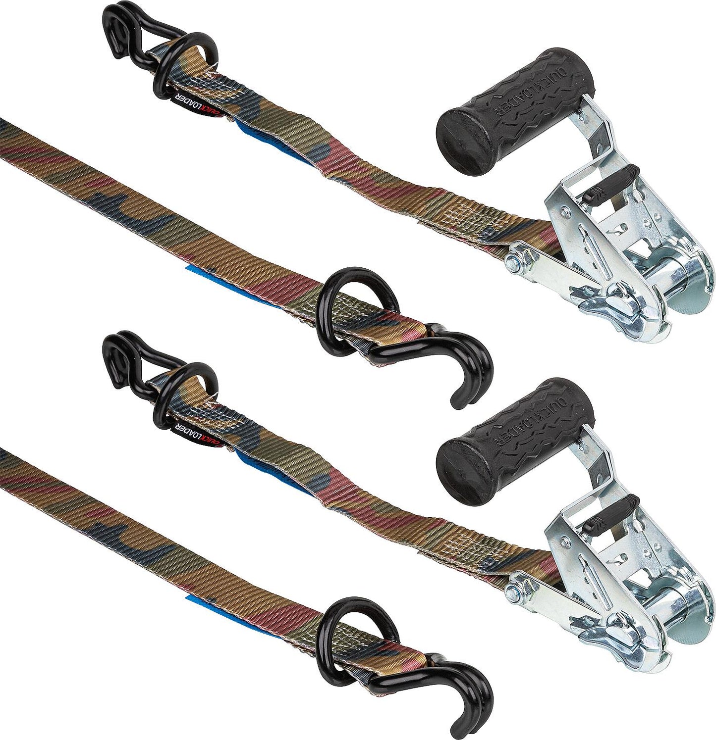 Ratchet lashing strap, two-piece Rebel 400kg, 4m Orange VPE = piece