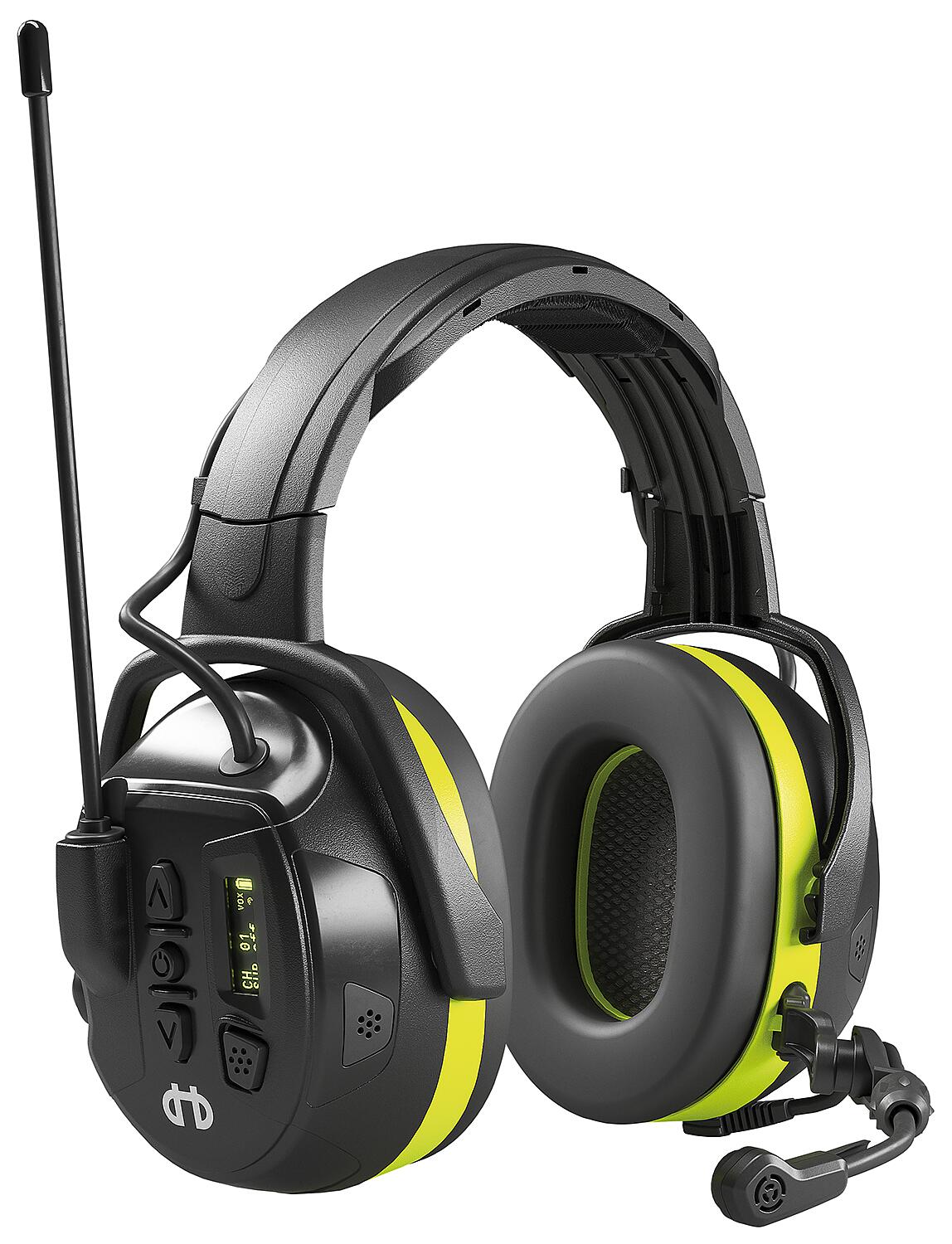 Local earmuffs with communication function
