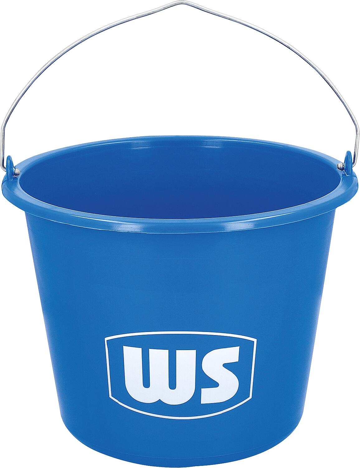 Construction bucket WS 12 liter blue