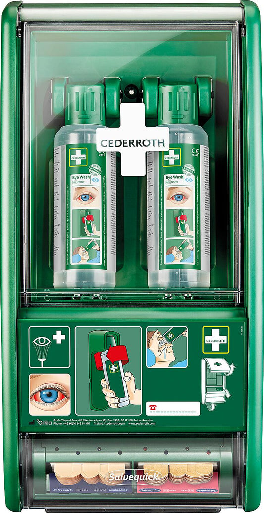 Augenspül-Station mit Pflasterspender Cederroth 721500