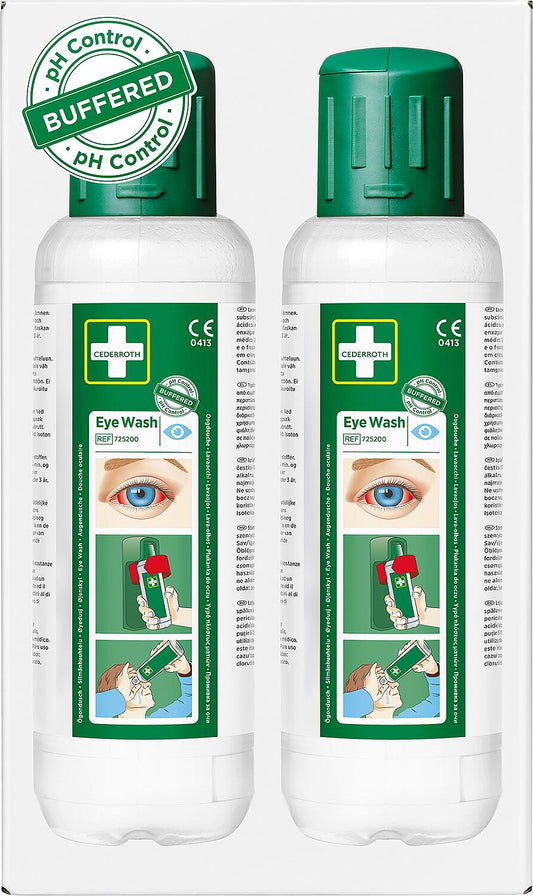 Augenspülung-Set Cederroth, 2 x 500ml Flasche,725200