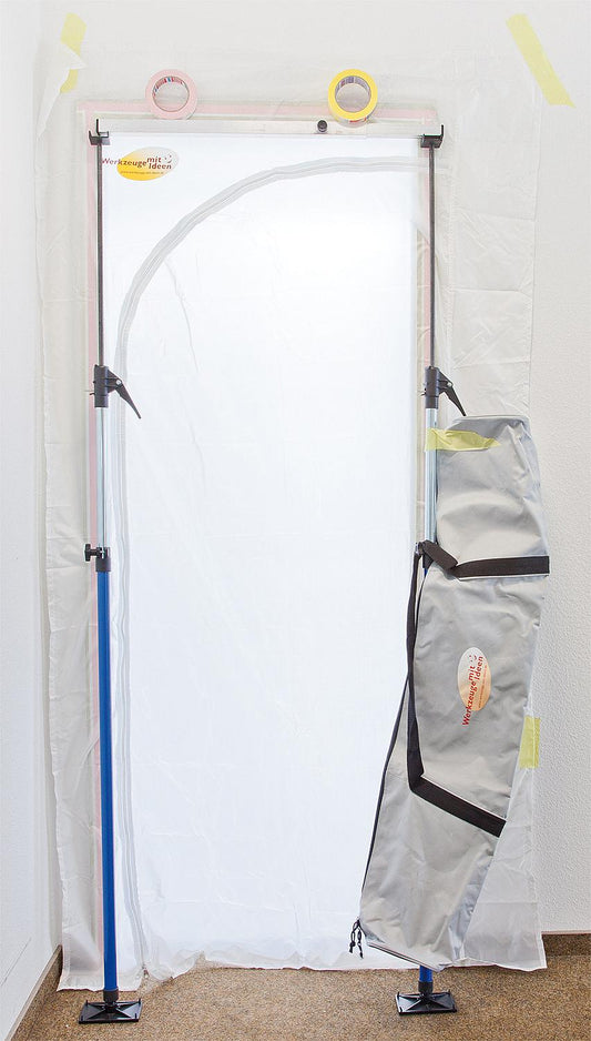 Premium dustproof pocket door for room heights up to 2750 mm, including carrying bag