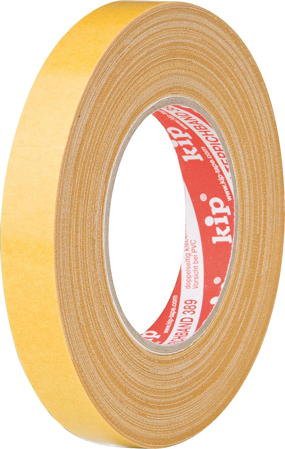 Ruban adhésif double face, brun clair, 19 mm x 25 m