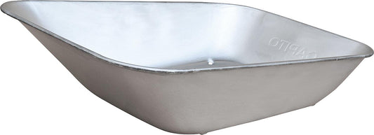 Capito wheelbarrow tub for export, 85L, galvanized and perforated