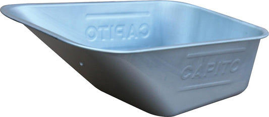 Capito wheelbarrow tub for Eurocar 100L, galvanized and perforated