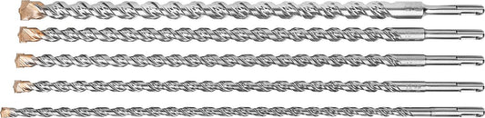 Coffret de 5 forets à percussion SDS-Plus HELLER BIONIC PRO, Ø 10, 12, 14, 16 et 20 mm