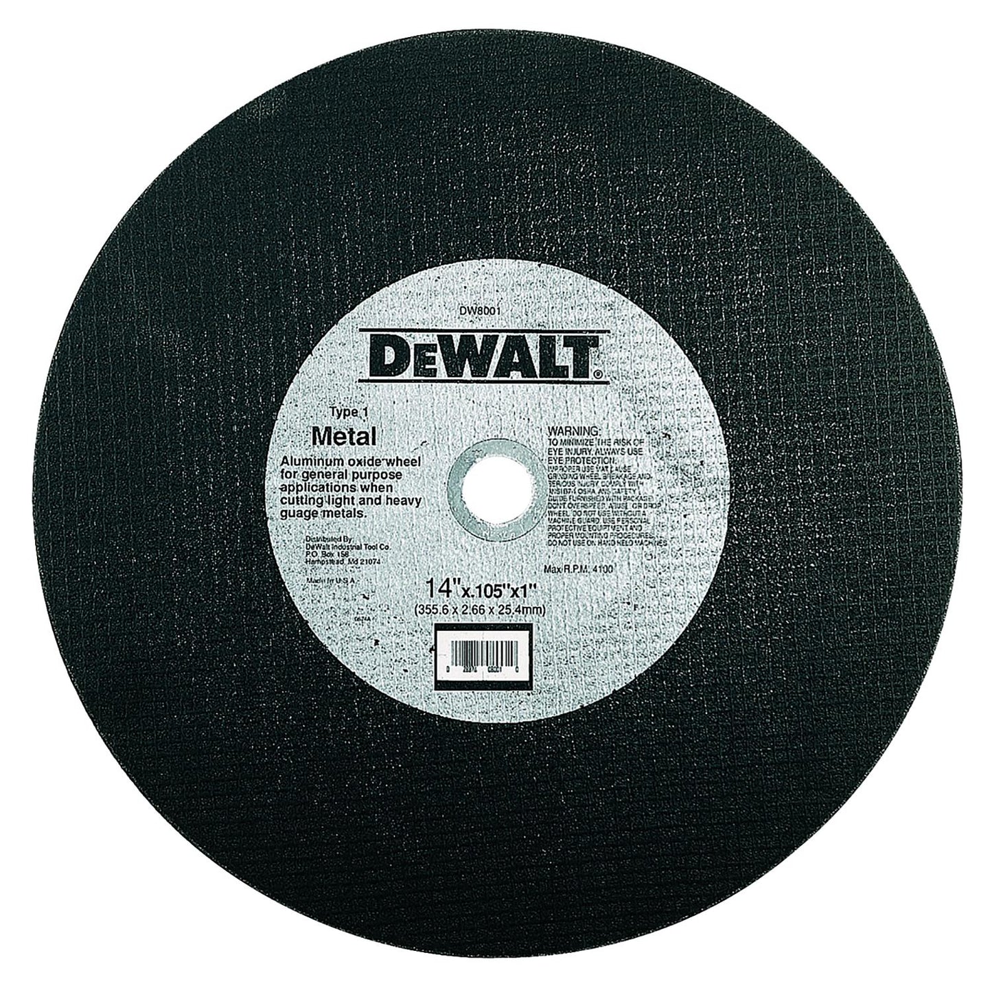 DeWALT DT3450-QZ cutting disc for metal, Ø355x3.0x25.4mm