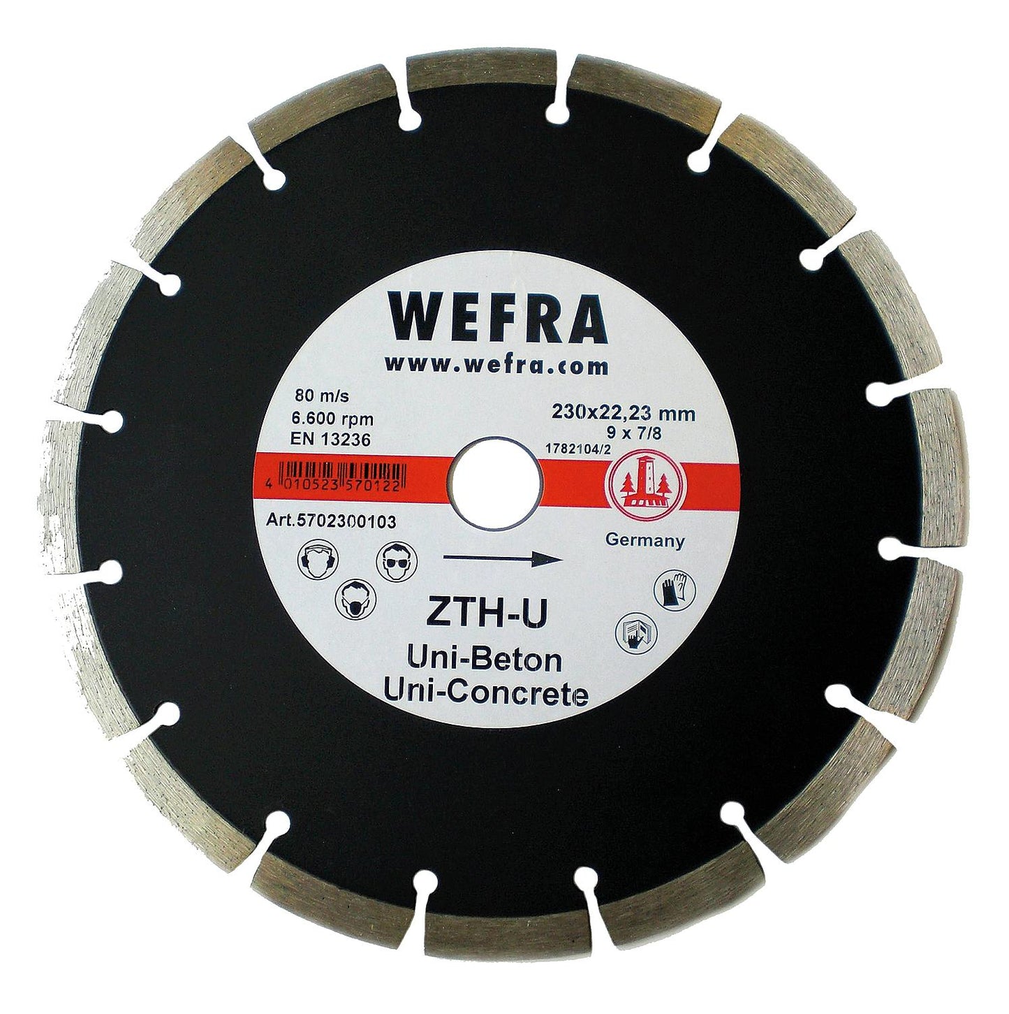 Diamond cutting disc universal ZTH-U 115 x 22 mm