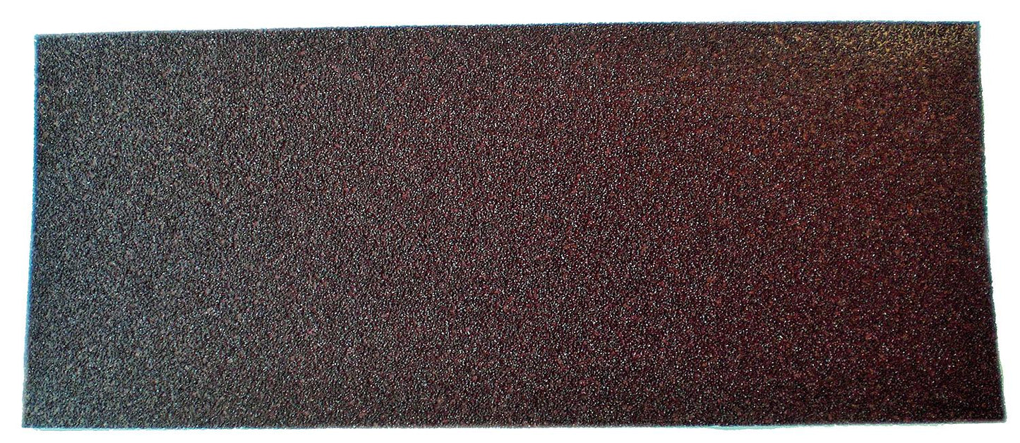 Sandpaper sheets 115mm x 280mm, grit A40, 1 pack = 50 pieces