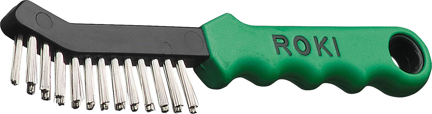 Brake caliper brushes 2x12/13 rows stainless steel wire 0.35 mm