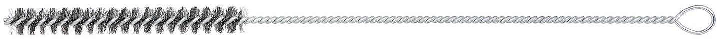 Cylinder brush Ø 6 mm 300x100 mm steel wire 0.1 mm