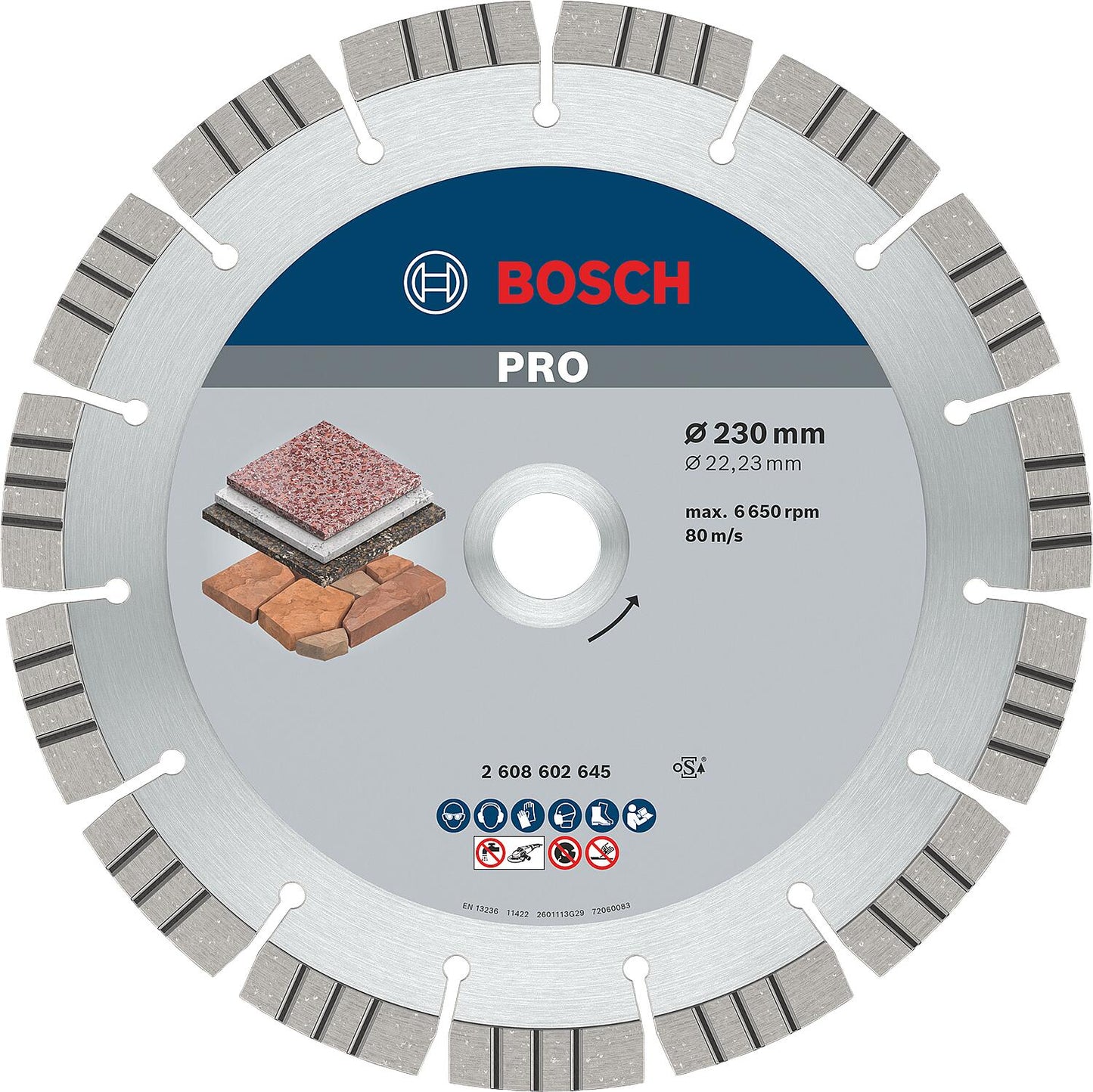 BOSCH Best for Stone diamond cutting disc for stone Ø 125 x 22.23 x 2.2mm