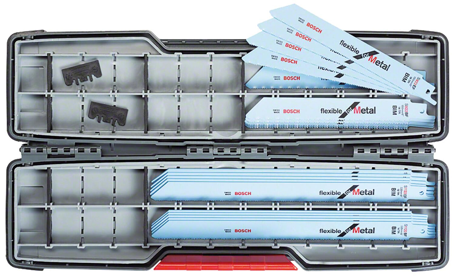 Jeu de 20 lames de scie alternative BOSCH® pour la découpe du métal