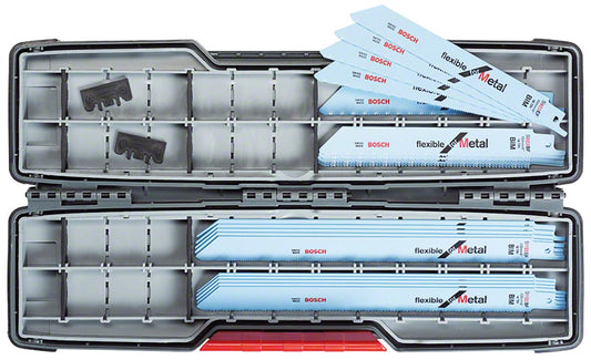 Jeu de 20 lames de scie alternative BOSCH® pour la découpe du métal
