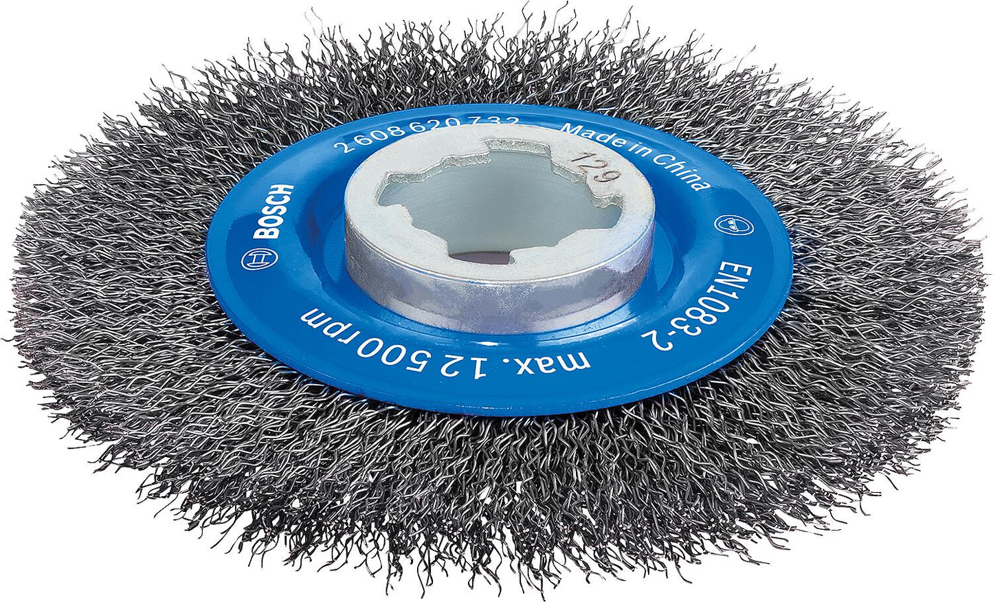 Rundbürste BOSCH® mit X - Lock Aufnahme Ø 115 mm 0,3 mm Stahldraht