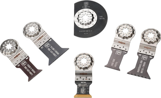 Sägeblätter-Set FEIN 6-teilig Best of E-Cut Starlock Metall