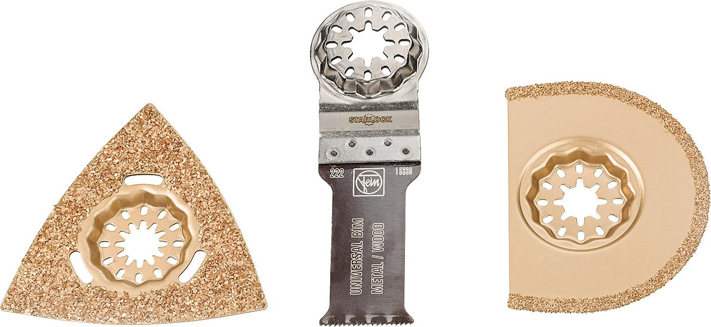 FEIN 3-piece Combo Starlock accessory set