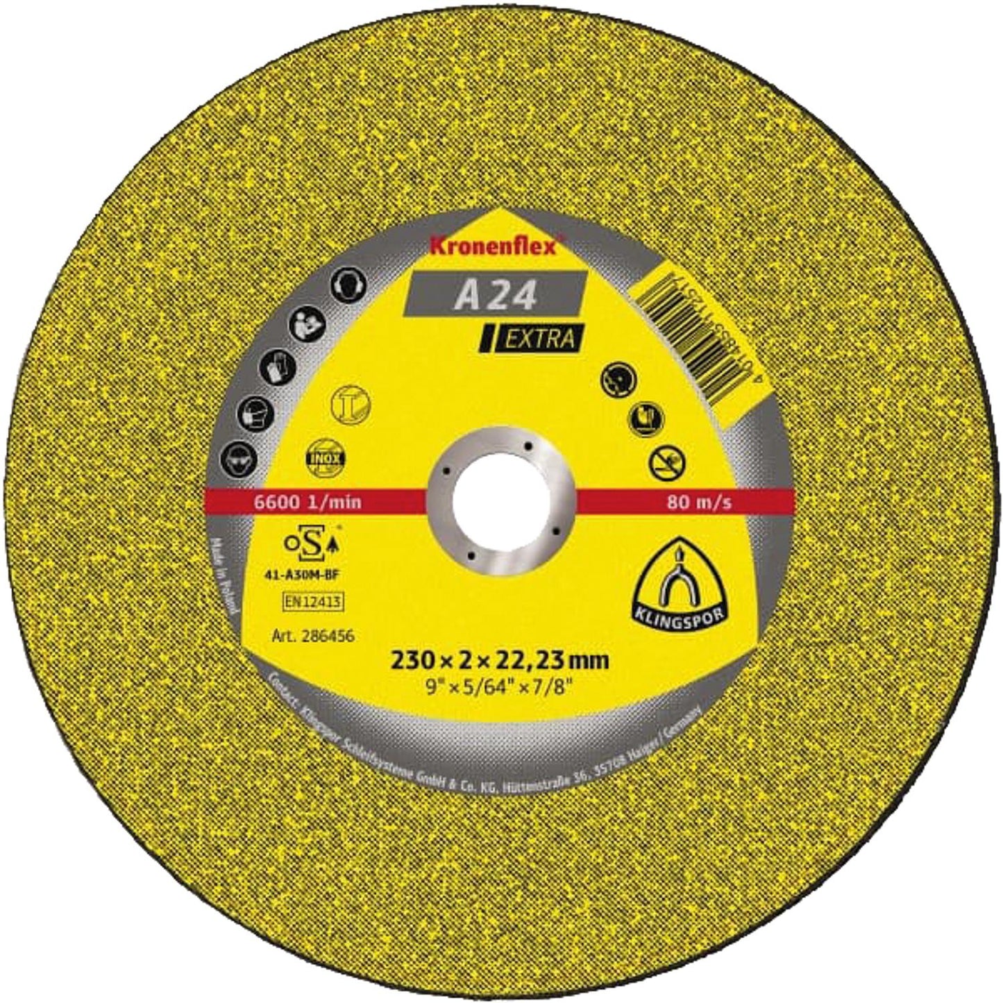 Disque à tronçonner KLINGSPOR 230x3,0x22,23mm