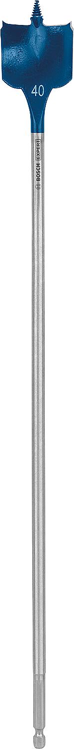 Foret à fraiser plat BOSCH Expert SELFCUT Ø 40 mm, longueur 400 mm avec queue hexagonale 1/4"
