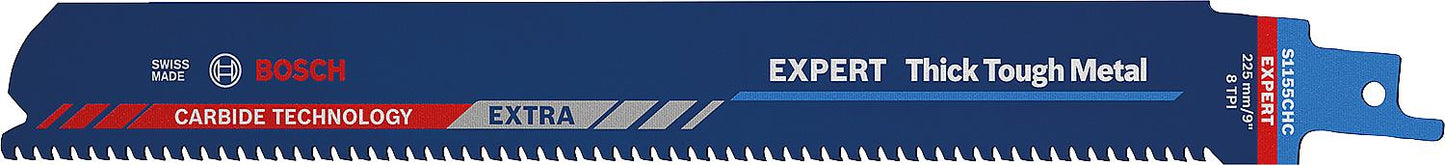 Lames de scie alternative S1155CHC pour les métaux les plus durs, TECHNOLOGIE CARBURE