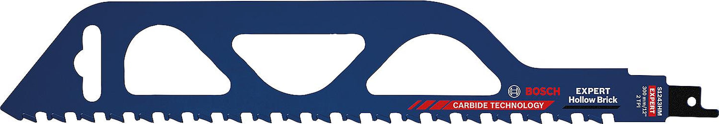 Lame de scie alternative BOSCH Expert S1243HM pour brique, conditionnée à l'unité.