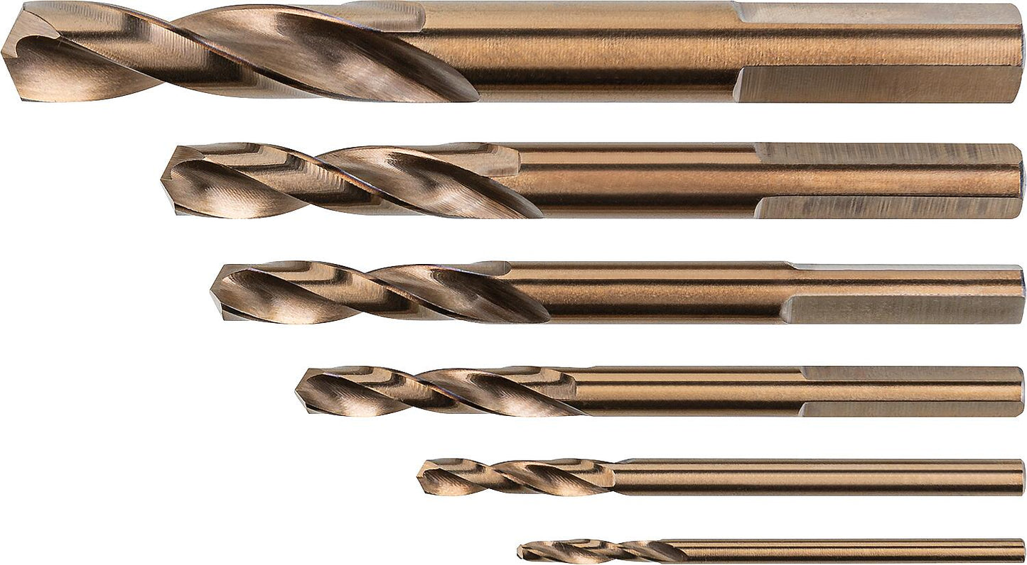 Edelstahlbohrer-Set HSS Cobalt