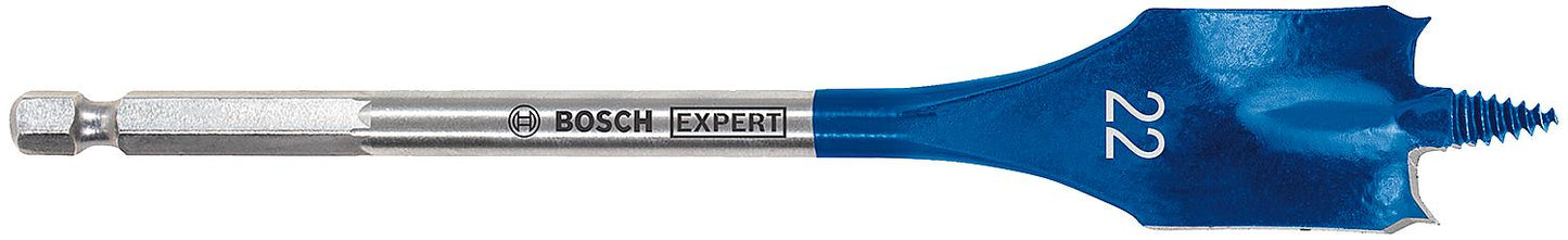 Foret à fraiser plat BOSCH Expert SELFCUT Ø 40 mm, longueur 400 mm avec queue hexagonale 1/4"