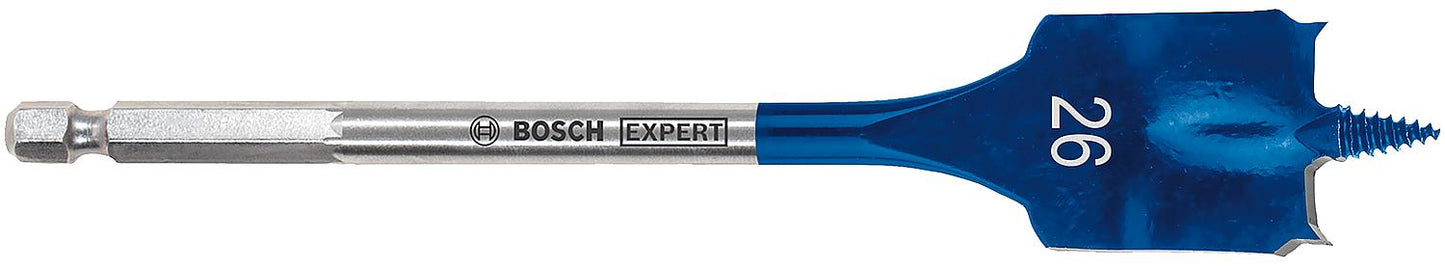 Foret à fraiser plat BOSCH Expert SELFCUT Ø 40 mm, longueur 400 mm avec queue hexagonale 1/4"