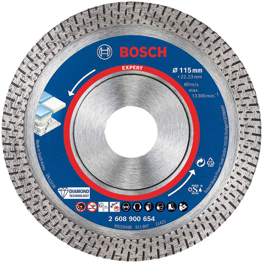 Diamant-Trennscheibe EXPERT HardCeramic für Fliesen, Keramik, Porzellan und Feinsteinzeug, Trockenschnitt