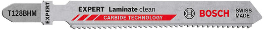 Stichsägeblätter BOSCH® EXPERT T128BHM Länge 92 mm, für Laminatboden VPE 3 Stück