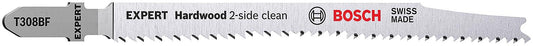 Stichsägeblätter BOSCH® EXPERT T308BF Länge 117 mm, für Kunststoffbeschichtete Platten VPE 3 Stück