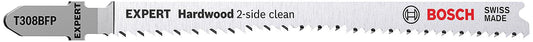 Stichsägeblätter BOSCH® EXPERT T308BFP Länge 117 mm, für Kunststoffbeschichtete Platten VPE 3 Stück