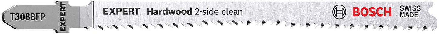 Stichsägeblätter BOSCH® EXPERT T308BFP Länge 117 mm, für Kunststoffbeschichtete Platten VPE 3 Stück