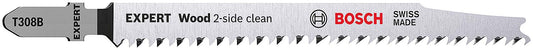 Stichsägeblätter-Set BOSCH® EXPERT T308B  Länge 117 mm, für Holz VPE 3 Stück