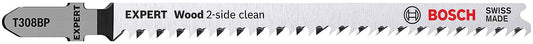 Stichsägeblätter-Set BOSCH® EXPERT T308BP  Länge 117 mm, für Holz VPE 3 Stück