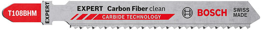 Stichsägeblätter-Set BOSCH® EXPERT T108BHM  Länge 92 mm, für Kunststoff VPE 3 Stück
