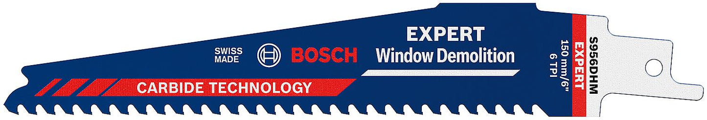 Lames de scie alternative EXPERT S956DHM pour bois et métal, TECHNOLOGIE CARBURE