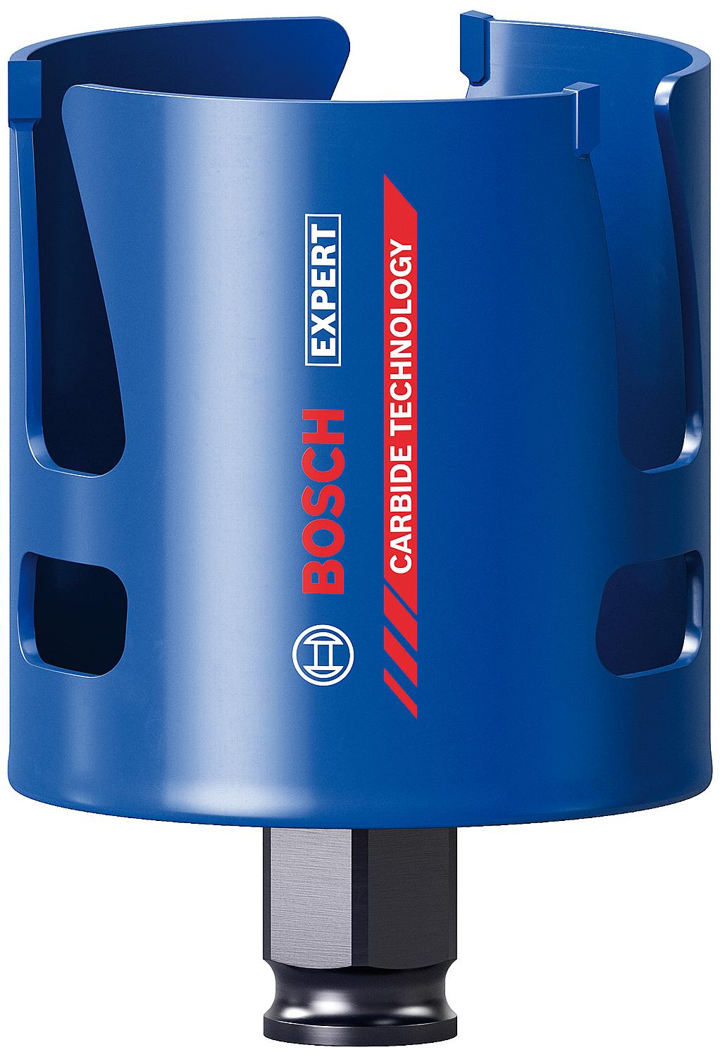 BOSCH® EXPERT ConstructionMaterial hole saw with PowerChange Plus shank Ø 19 mm, working length 60 mm