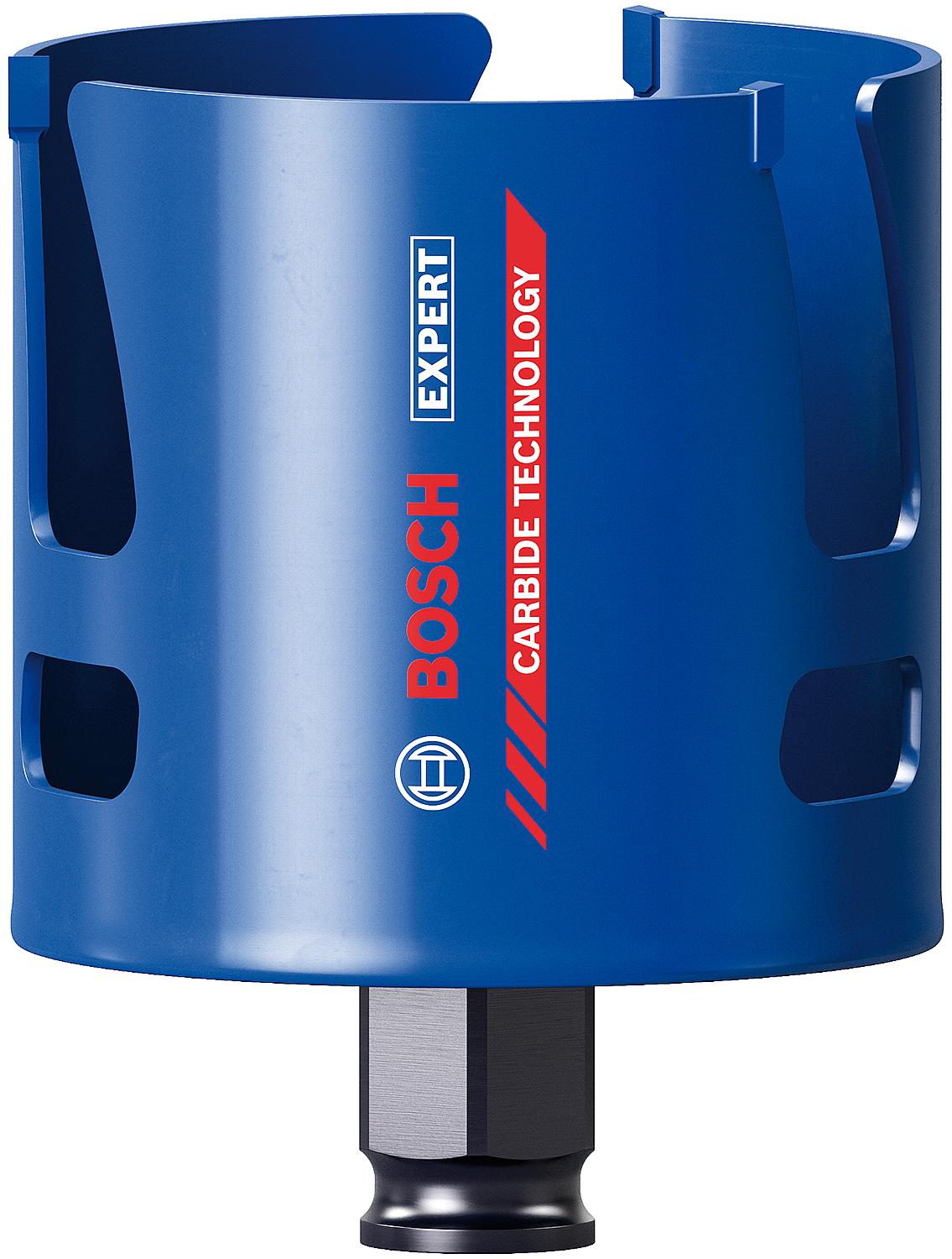 BOSCH® EXPERT ConstructionMaterial hole saw with PowerChange Plus shank Ø 19 mm, working length 60 mm