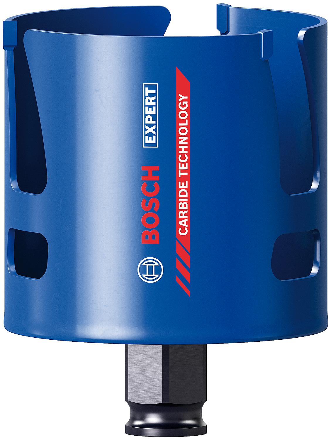 BOSCH® EXPERT ConstructionMaterial hole saw with PowerChange Plus shank Ø 19 mm, working length 60 mm