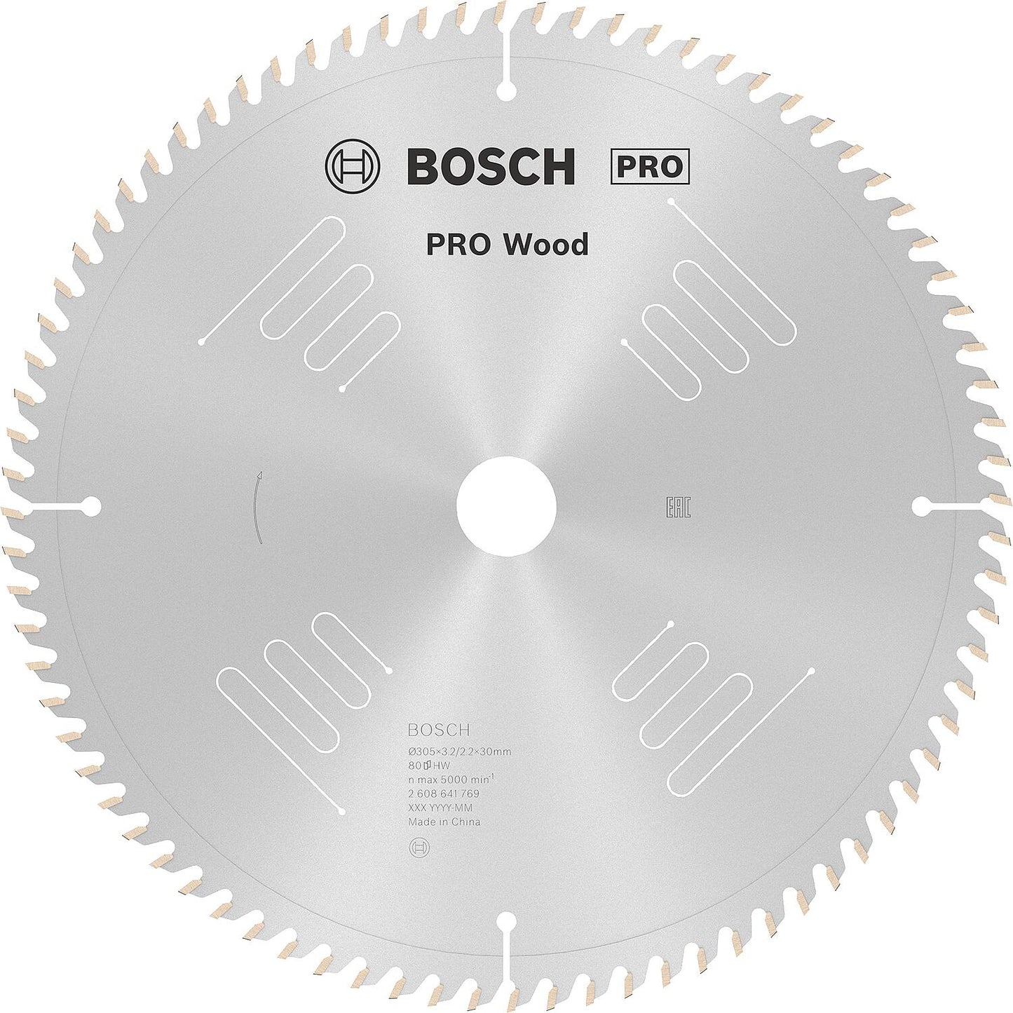 Circular saw blade Ø 305 x 30 x 3.2 with 60 teeth, for universal use in wood