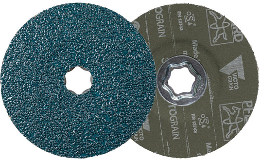 Disque en fibre pour cheval COMBICLICK, Ø 125 mm, grain 36