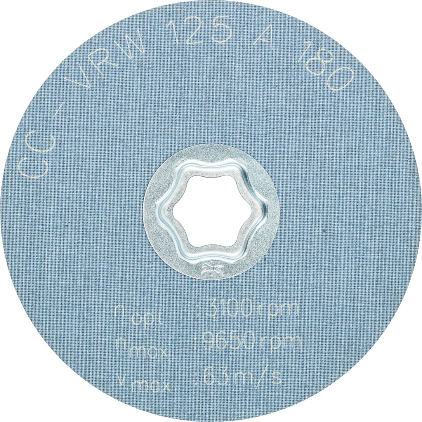 Fleece disc for horses, COMBICLICK, Ø 125 mm, grit size A100