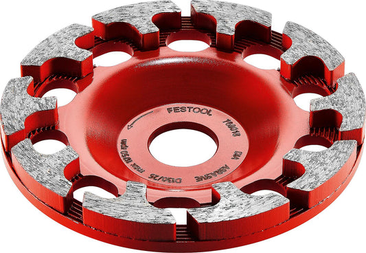Diamantschleifteller DIA ABRASIVE, ø 130 mm, für Estrich, Frischbeton, Kleber auf Estrich, Kalksandstein und Porenbeton