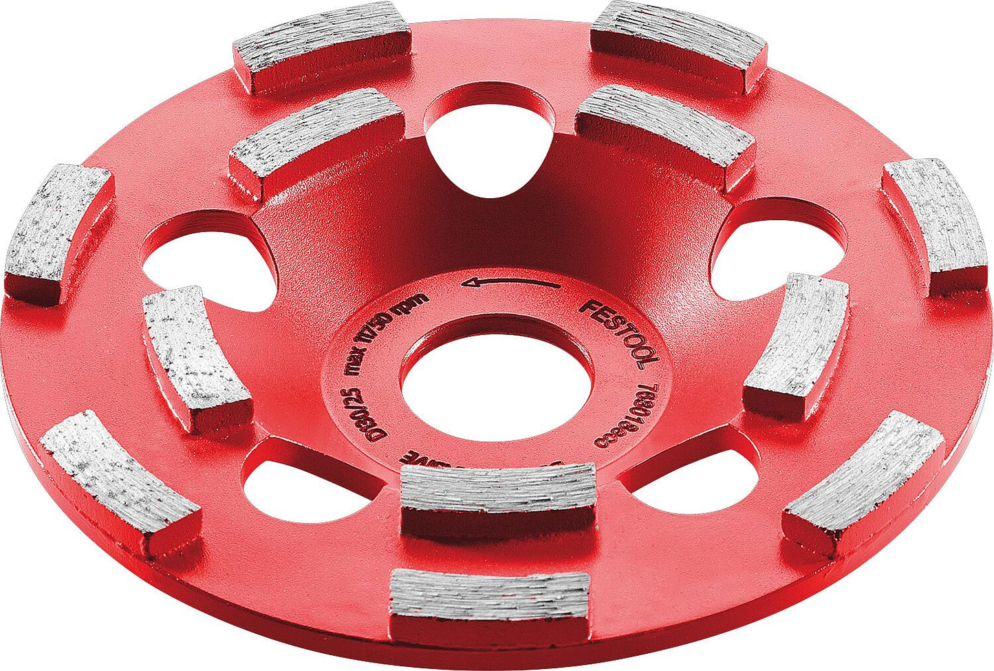 Diamantschleifteller Festool DIA ABRASIVE, Ø 130 mm, für sandhaltige Materialien, Estrich, Frischbeton, Fliesenkleber