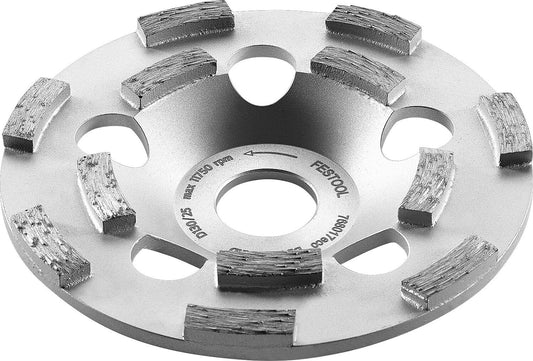 Diamantschleifteller DIA HARD, ø 130 mm, für harten Altbeton, Epoxidharze, Beschichtungen und Farben auf Beton